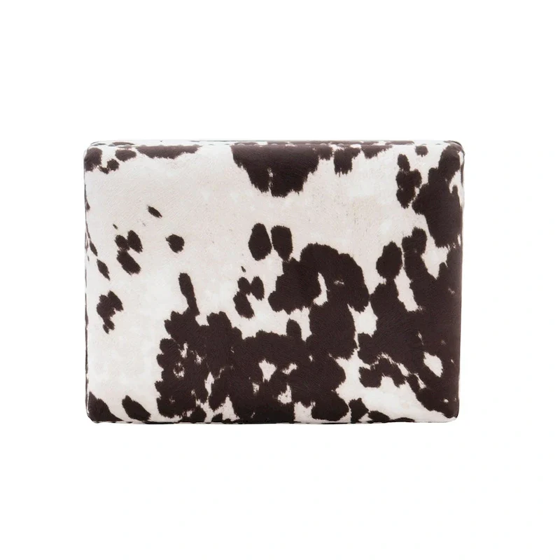 Brown Cow Print Bar Stool