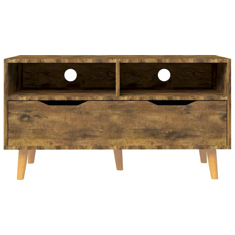 vidaXL TV Stand TV Console Sideboard TV Unit Home Media Unit Engineered Wood - 35.4  x 15.7  x 19.1