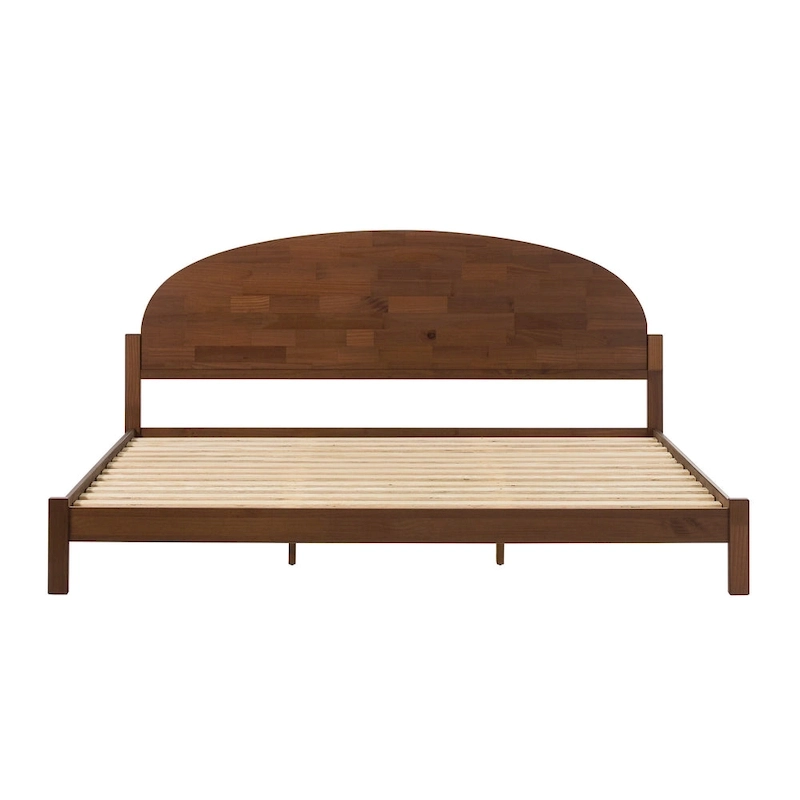 Middlebrook Designs Arched Headboard Solid Pine King Bed