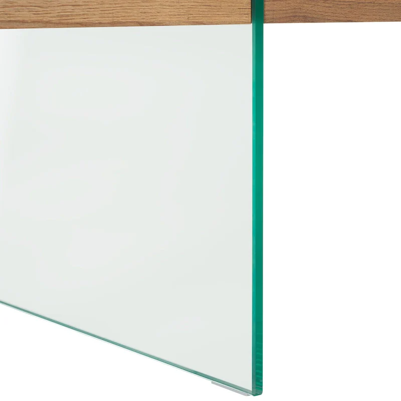 SAFAVIEH Pluma Glass Leg Rectangular Coffee Table - 43.3 W x 23.6 L x 15.7 H - 43Wx24Dx16H