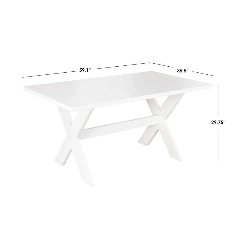 Simple Living 4-piece Sumner Dining Set with Dining Bench