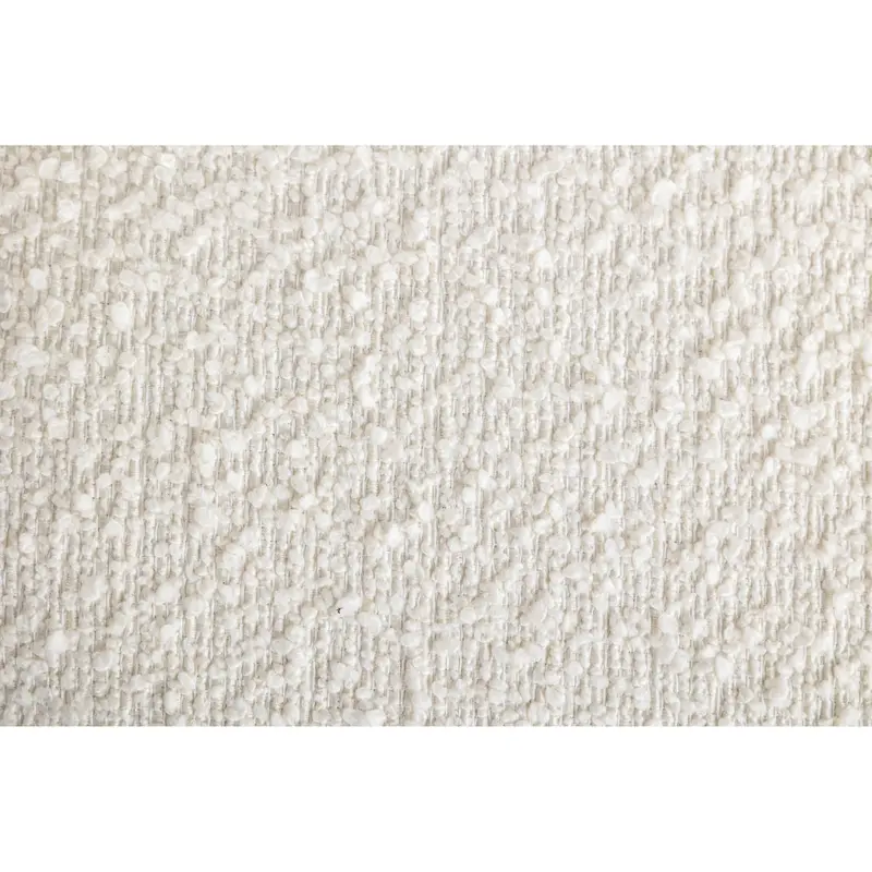 Cream White 31 Boucle Upholstered Barrel Chair with Swivel Base