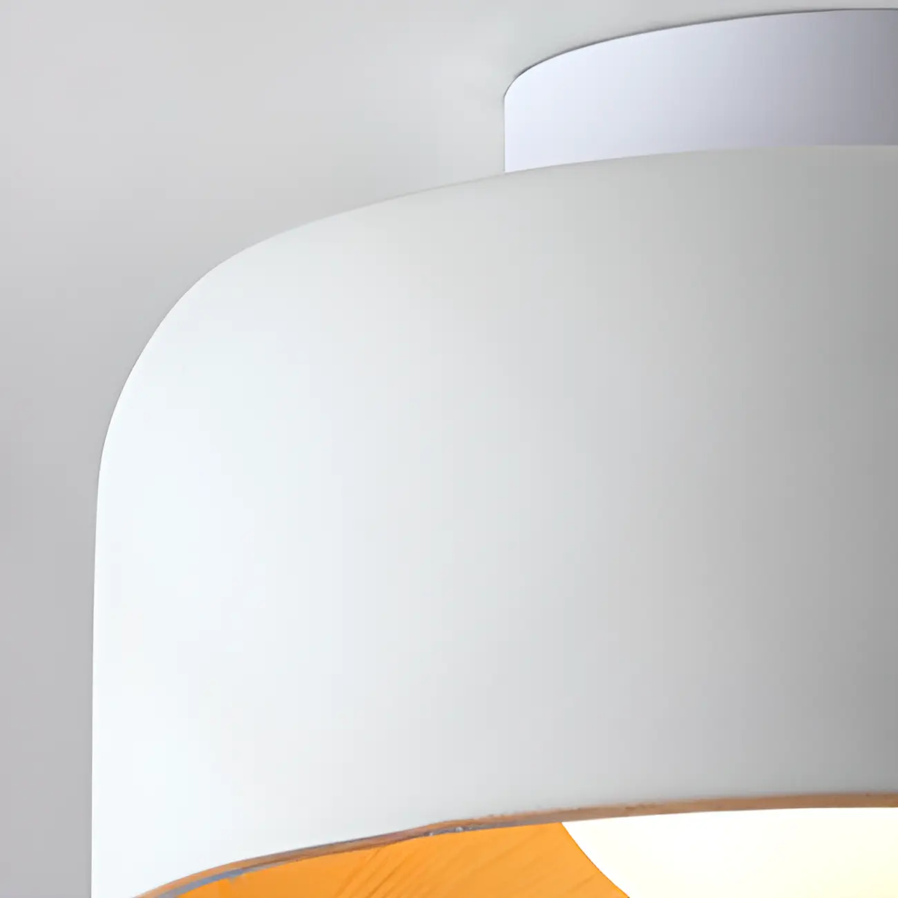 Modern Metal Jar-Shaped Semi Flush Ceiling Light