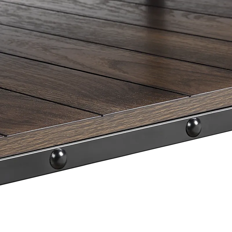 24-inch Steel 1-Shelf End Table