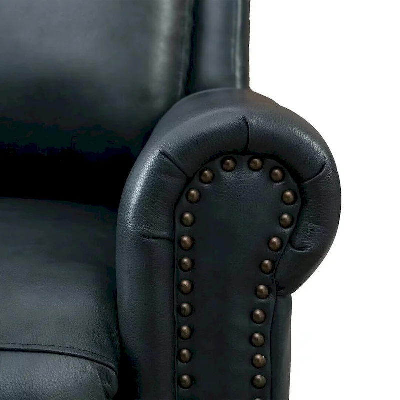 Ebello Genuine Leather Pushback Club Recliner Chair