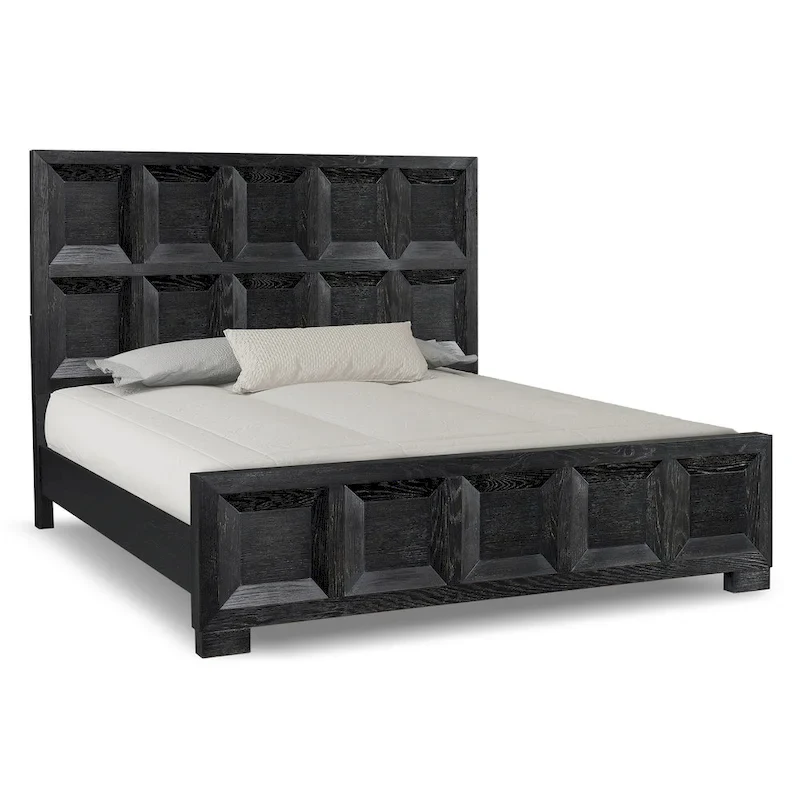 Furniture of America Durem Modern Classic Wood Panel Bed