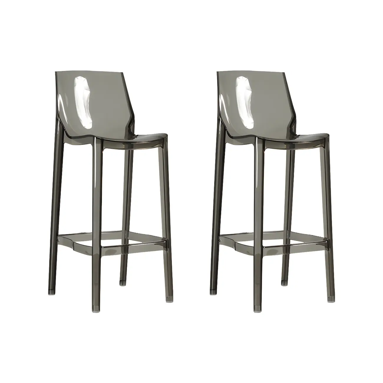 Modern Acrylic Vibrant Durable Colourful Sleek Bar Stool