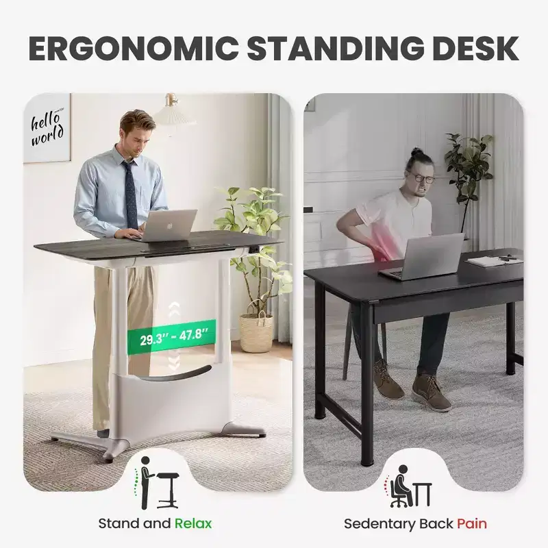 LumiDesk All in 1 Electric Height Adjustable Desk  Smart, Modular & Ergonomic