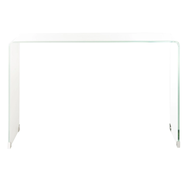 SAFAVIEH Modena Ombre Glass Console Table - Clear / Blue - 43.3 x 13.8 x 29.5 - 43Wx14Dx30H