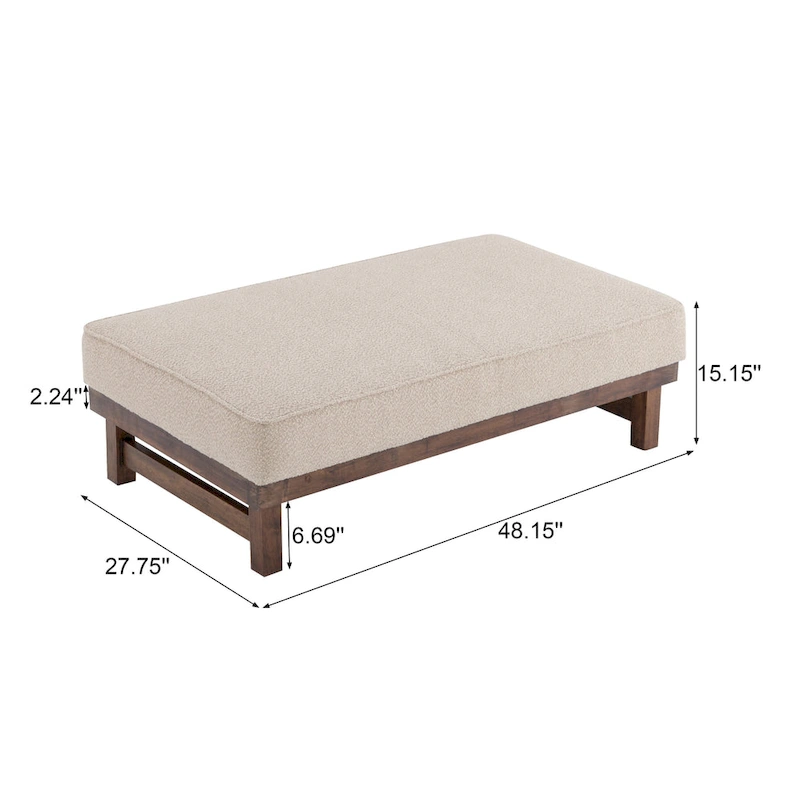 Christopher Knight Home Modern Cocktail Ottoman Bench