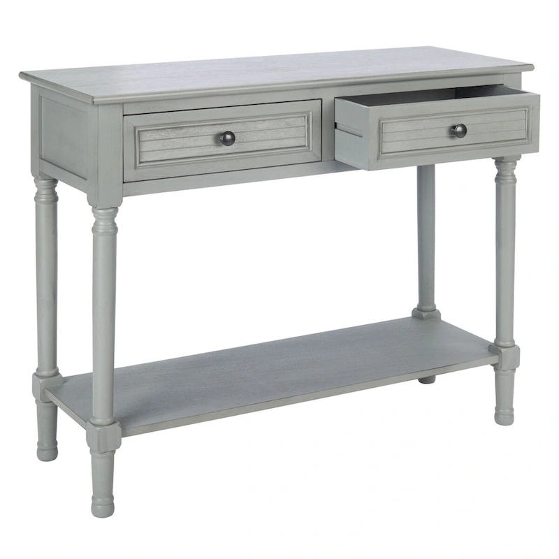 SAFAVIEH Tinnie 2-Drawer Console Table - 36 W x 13 L x 29.5 H - 36Wx13Dx30H