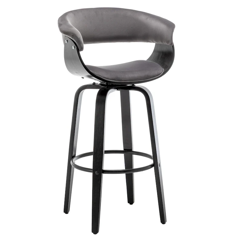 Lalit Padded Modern Bar Stool (Set of 2 Stools)