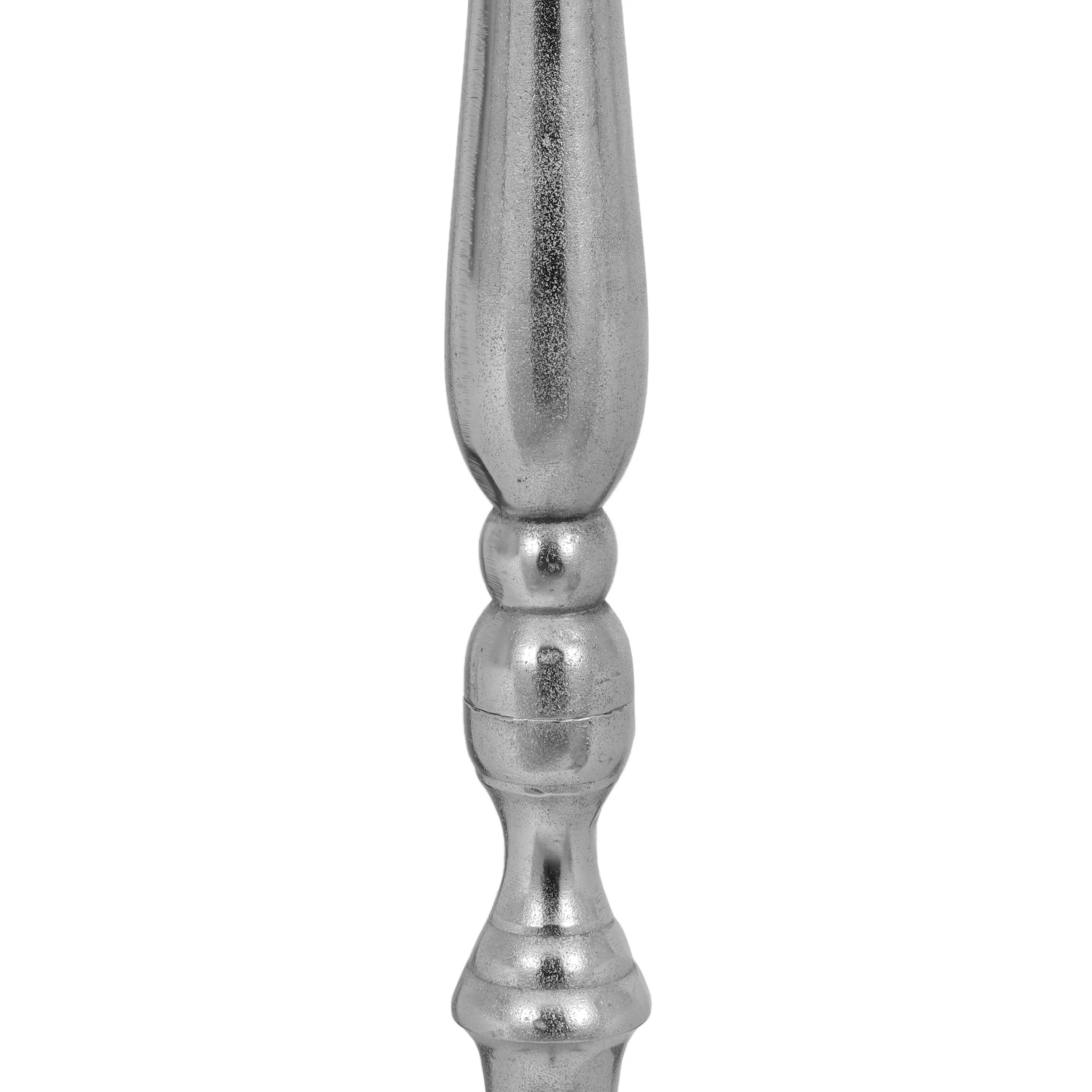 Handcrafted Aluminum Coat Rack, Raw Nickel - NH474413