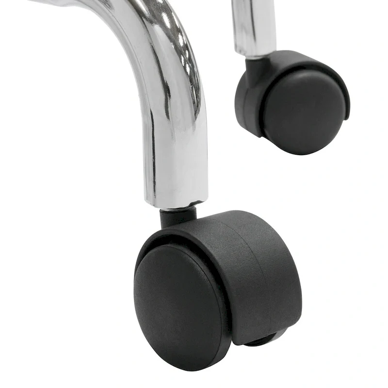 Calico Designs Padded, Rolling, Height Adjustable Stool with Footring