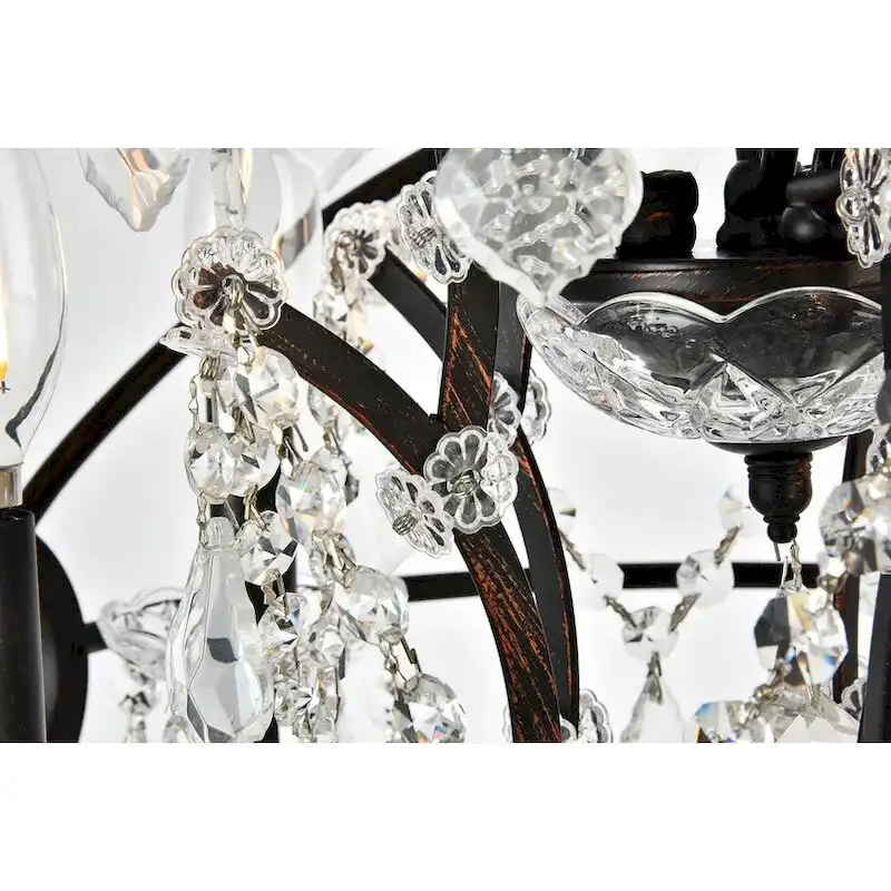 Royce Edge 5-Light Dark Bronze Pendant