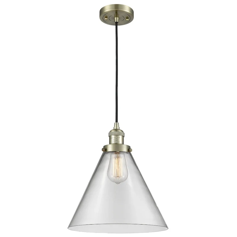 Innovations Lighting X-Large Cone Single Light 12  Wide Pendant