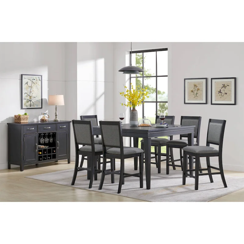 Del Mar Counter Height Table with Leaf by Martin Svensson Home