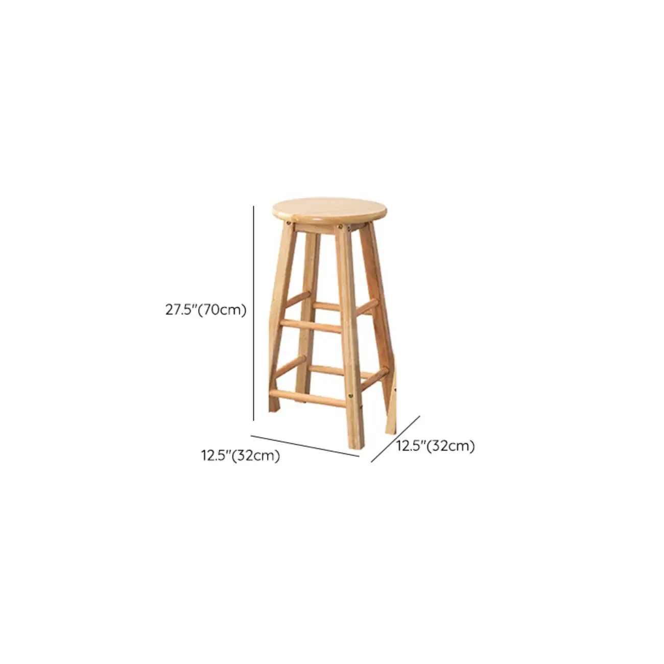 Bar Counter Height Modern Wood Bar Stools