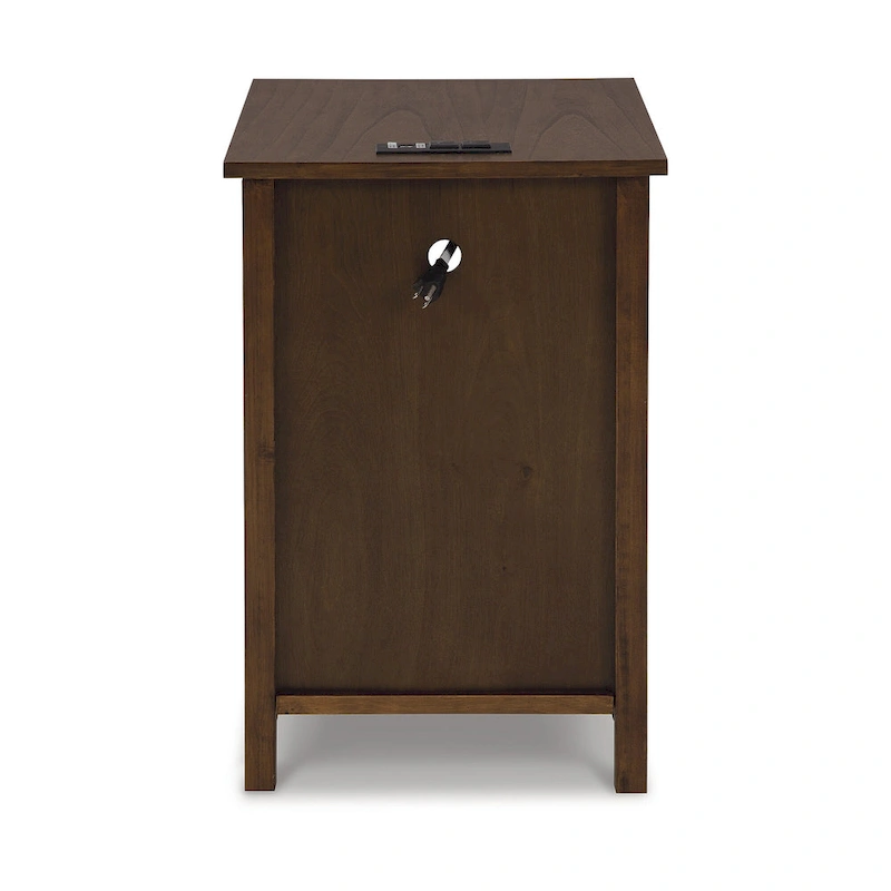 Signature Design by Ashley Treytown Chairside End Table - 16W x 24D x 24H