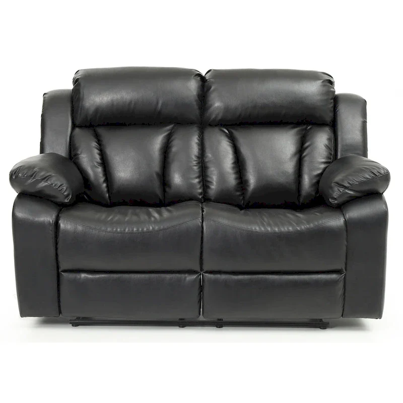 Daria Faux Leather Reclining Loveseat