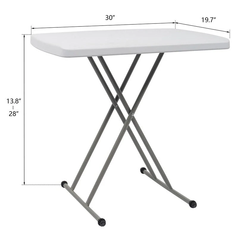 30 HDPE Adjustable Folding Table