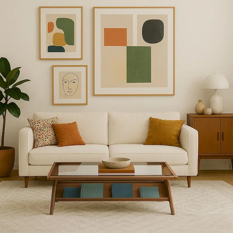 INK+IVY Rocket wood & tempered glass coffee table