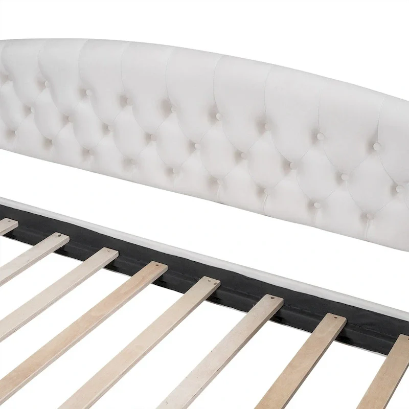 Modern Luxury Tufted Button Daybed, Full