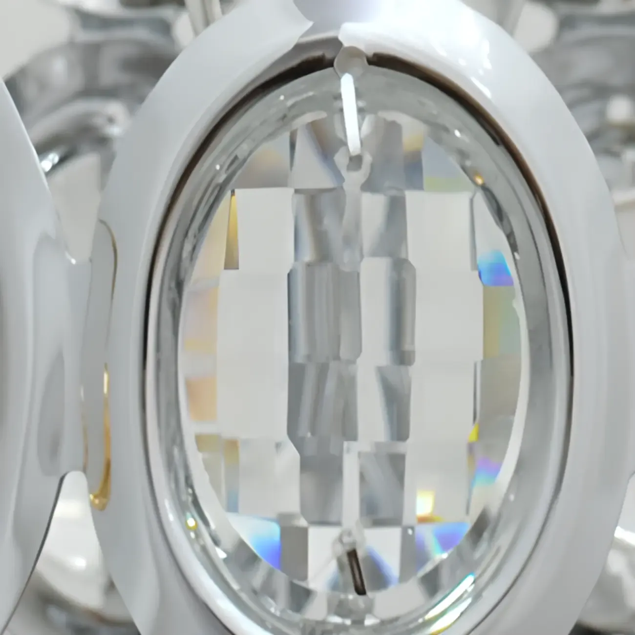 Elegant Cylinder Crystal Kitchen Island Pendant Light with Spotlight