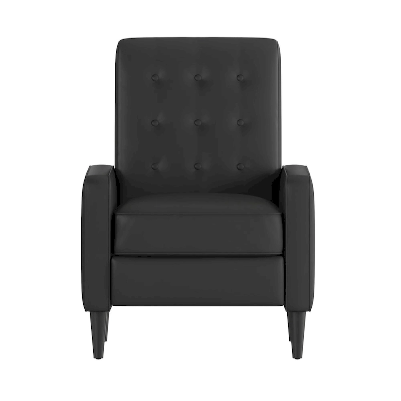 Pushback Recliner with Button Tufted Back