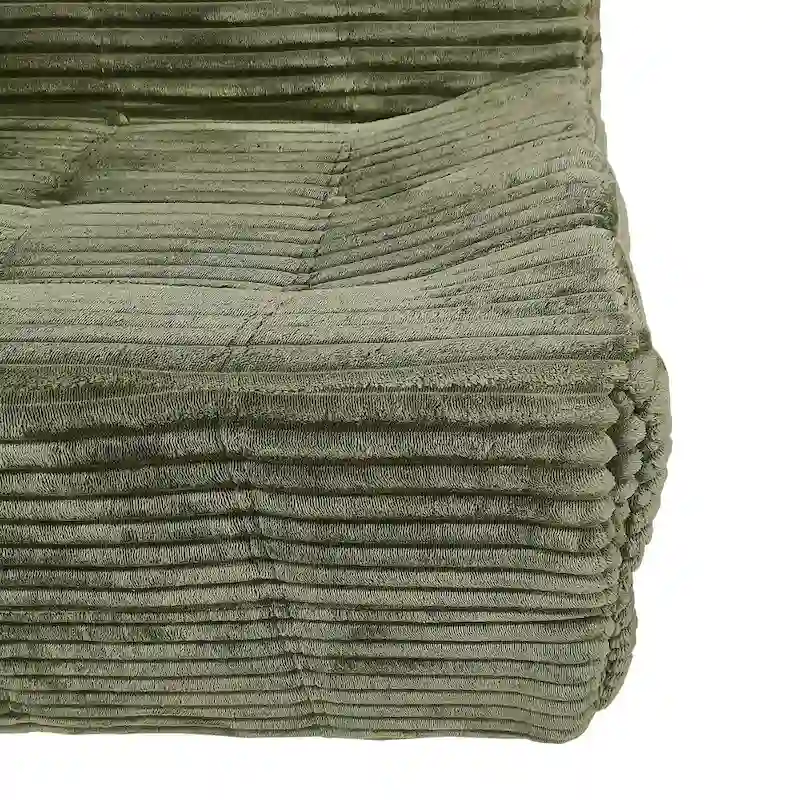 75 Foam 3-Seat Sofa with No Assembly, Space-Saving Design, and Easy Setup