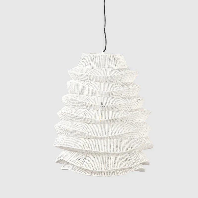 Barlow 1-Light Rattan Woven Pendant By Kosas Home