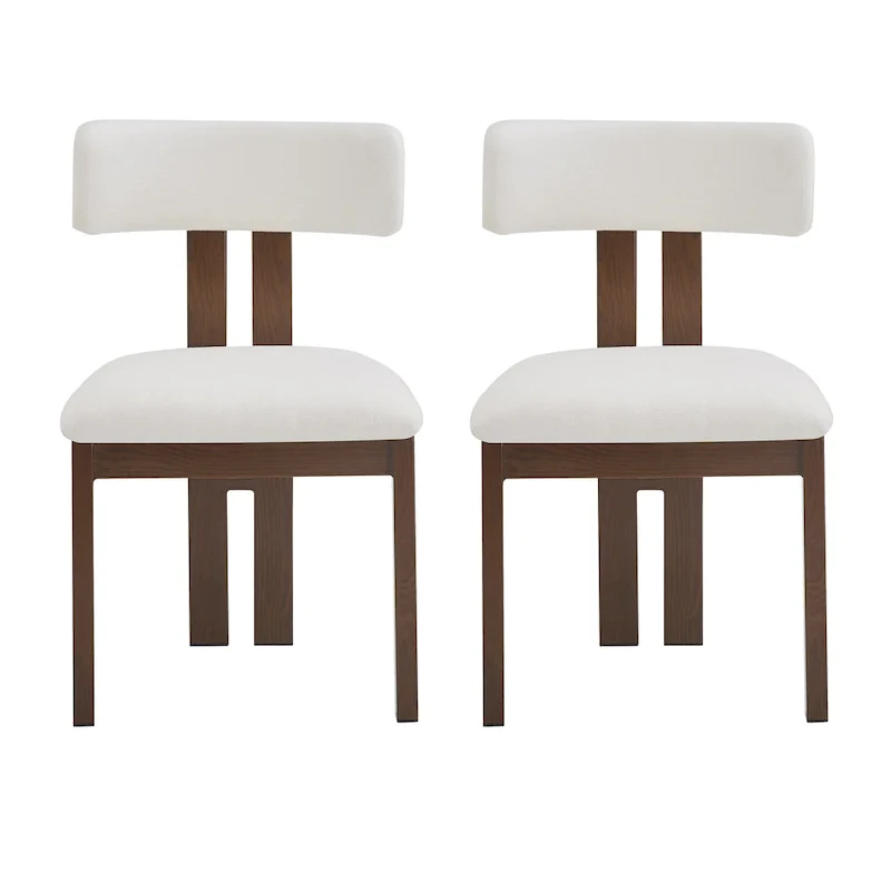 Astura Upholstered Dining Chairs, Iron Frame, Set of 2 by Christopher Knight Home