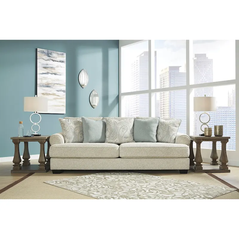 Signature Design by Ashley Monaghan Beige Sofa - 98 W x 45 D x 39 H