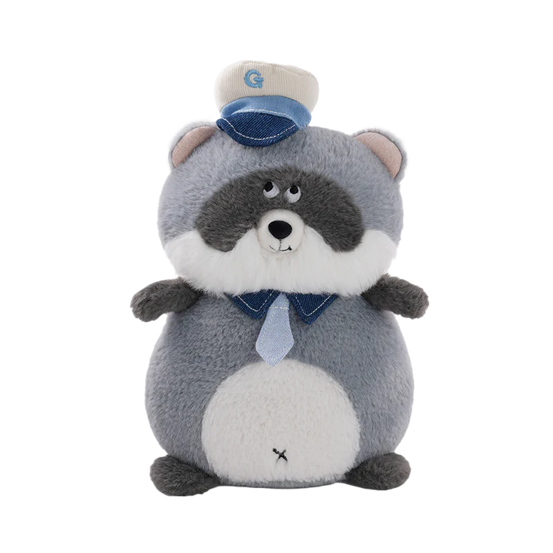 Glee Beanx  – Chubby Series Plush - Officer Nimo the Raccoon 22cm