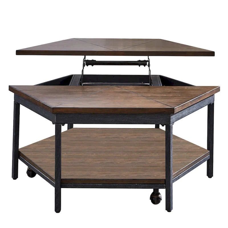 Steve Silver Upton Hexagon Lift Top Coffee Table