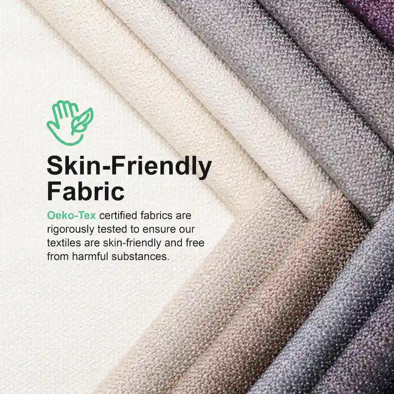 Furniture of America Anastasia White Chenille Sofa with Accent Pillows