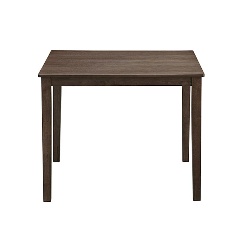 Kitchen Breakfast Nook Dining Table Chairs Set Square Wooden Dining Table Casual Dining Table with 4 Upholstered Dining Chairs