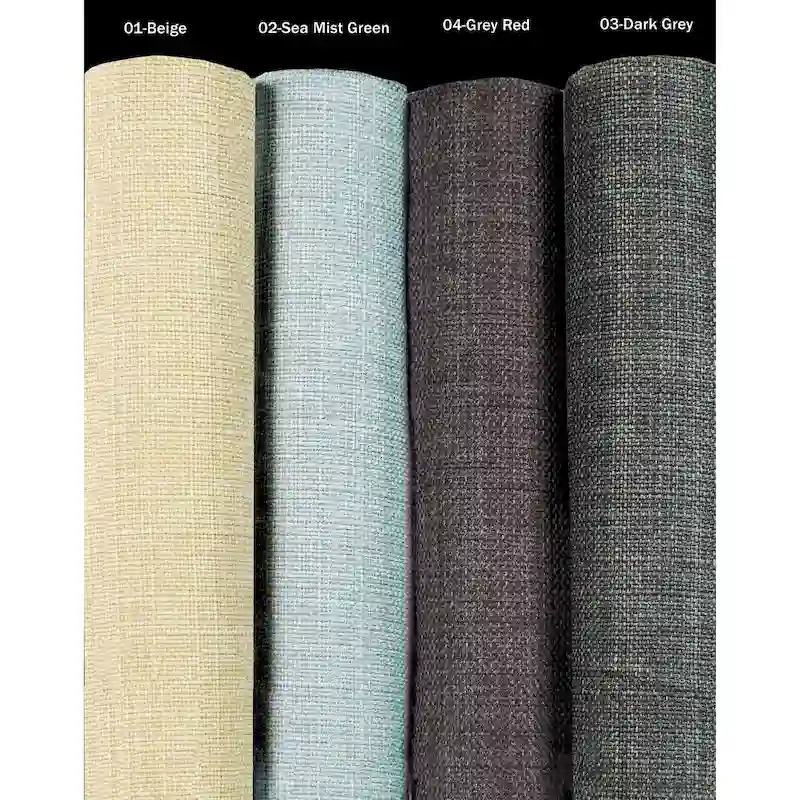 MJL Furniture Solid 4 Button Tufted Square Ottoman