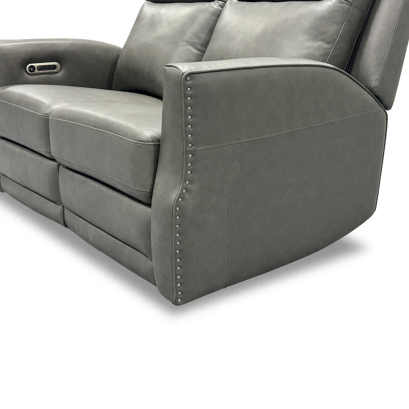 Maxwellton Cedar Power Reclining Loveseat with Power Headrests and Lumbar by Flexsteel - 56 x 42 x 39