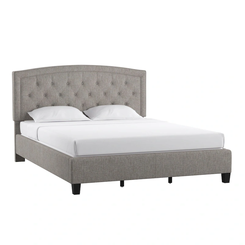 Fontana Adjustable Diamond-tufted Arched Back Bed by iNSPIRE Q Classic