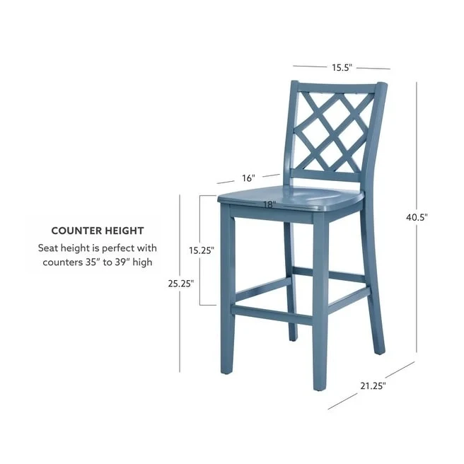 Counter Height Solid Wood Dining Bar Stool