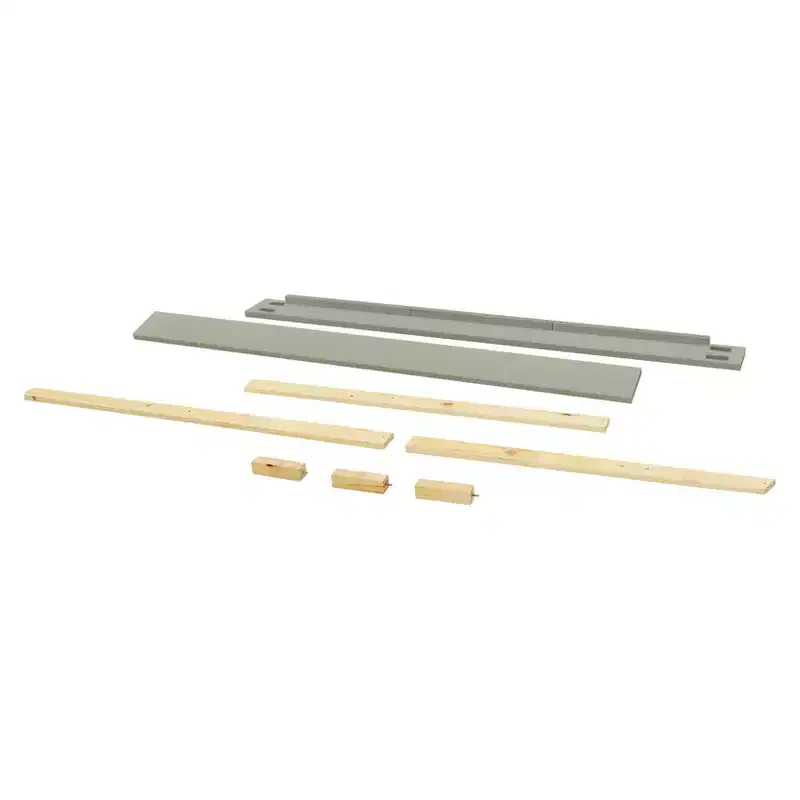 Full Size Crib-to-Bed Conversion Rails Kit, Sustainable Pine Wood, Non-Toxic Finish