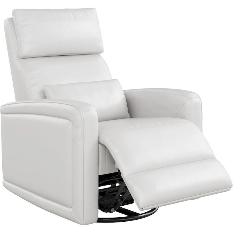 Manual Reclinder, 360 Swivel Rocking Glider Reclinder Chair with Ergonomic Backrest
