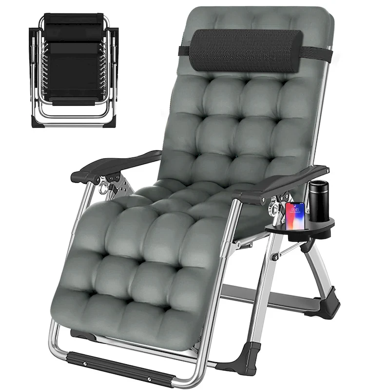 DoCred Zero Gravity Chair, Reclining Lounge Chair with Pad and pillow