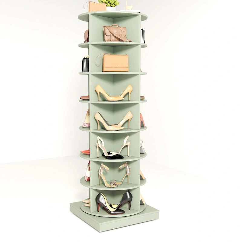 360 Rotating shoe cabinet 7 layers