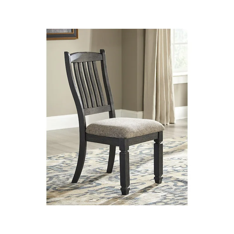 Signature Design by Ashley Tyler Creek Black / Grayish Brown 6-Piece Dining Package