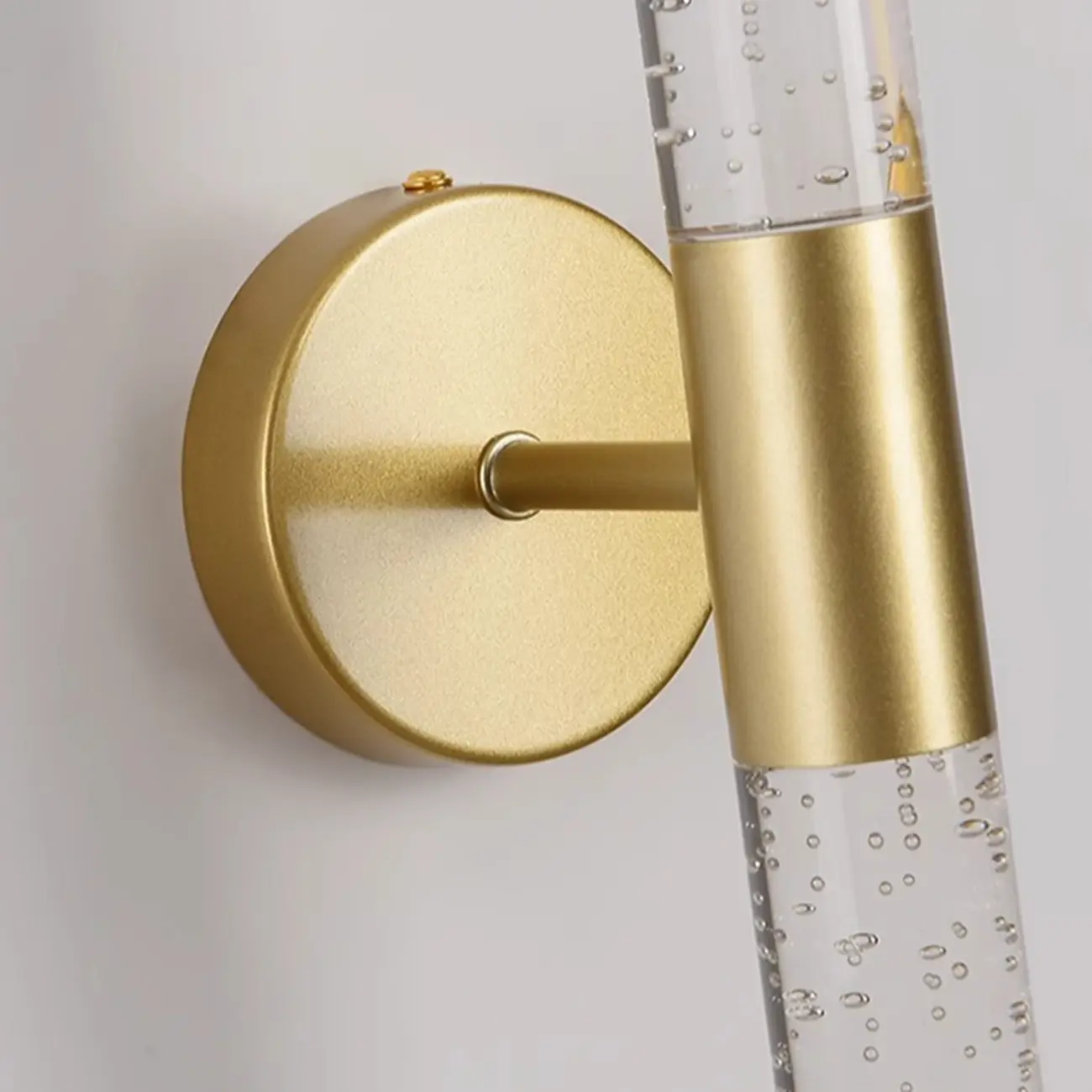 Modern 2-Light Acrylic Dreamy Cylinder Wall Sconce