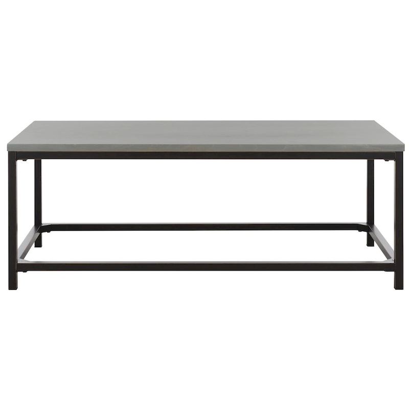 SAFAVIEH Aino Reclamined Wood Finish Coffee Table - 48 x 24 x 17.7 - 48Wx24Dx18H