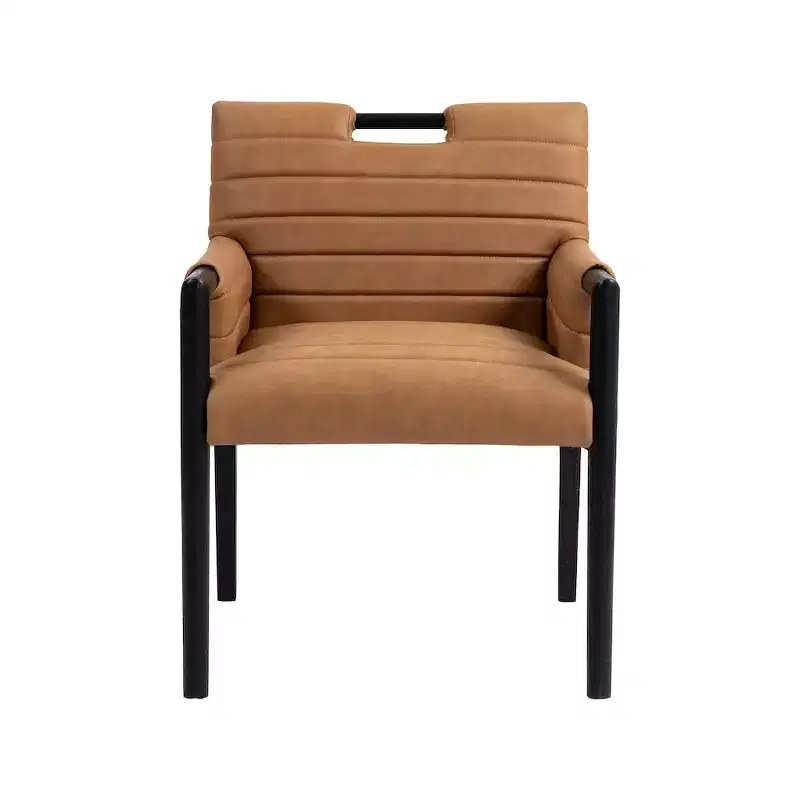 Meridian Furniture,Aimee Vegan Leather Dining Arm Chair