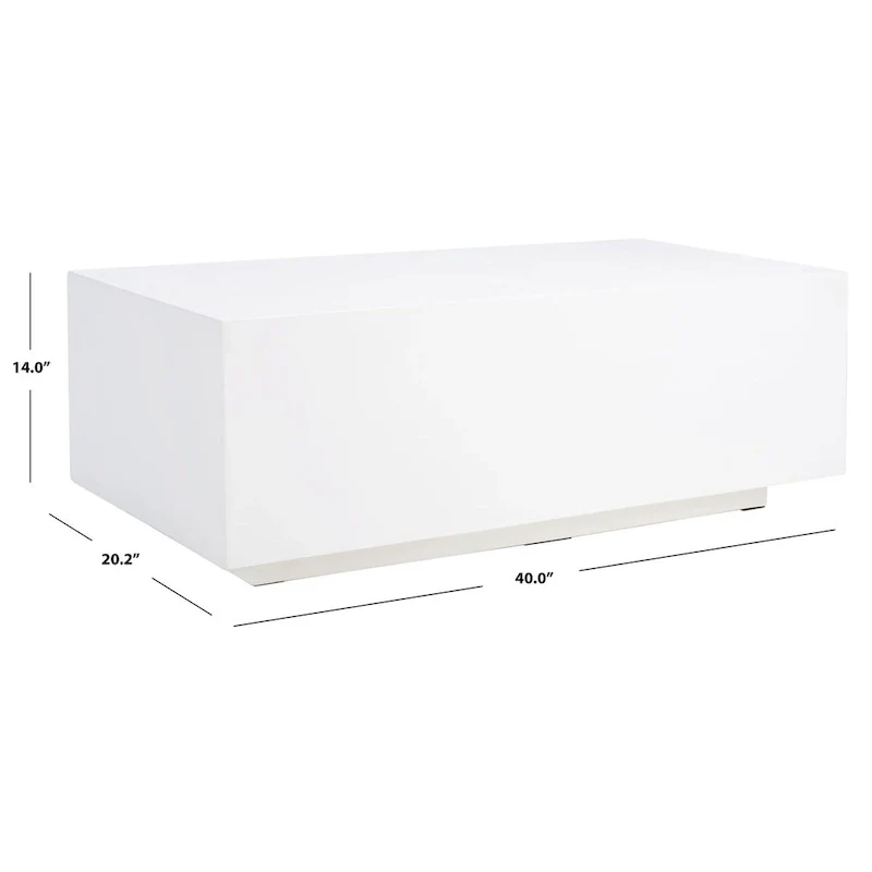 Dina Rectangle Coffee Table - 40 W x 20 D x 14 H - 40Wx20Dx14H